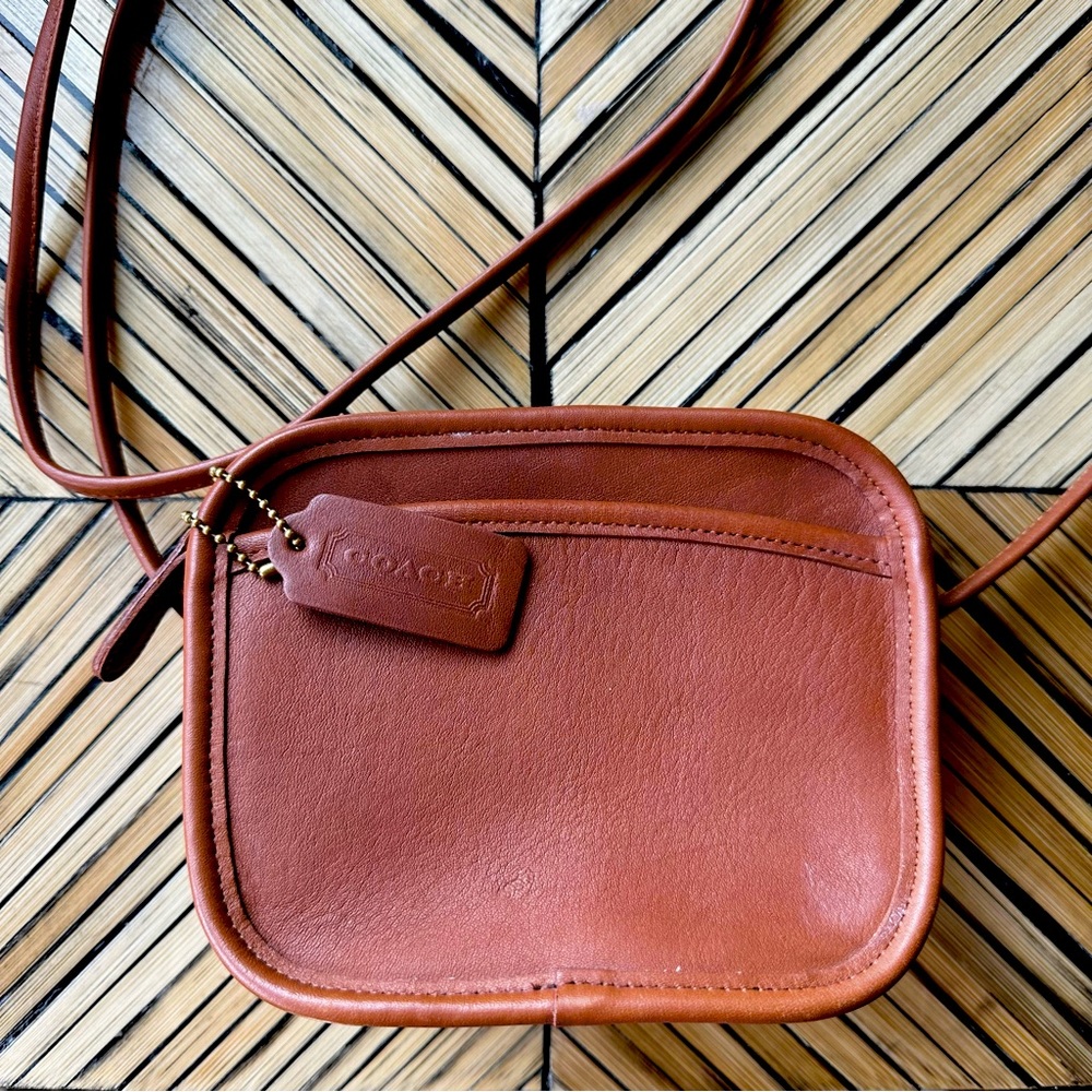 Vintage 90s Coach Hadley Leather Bag